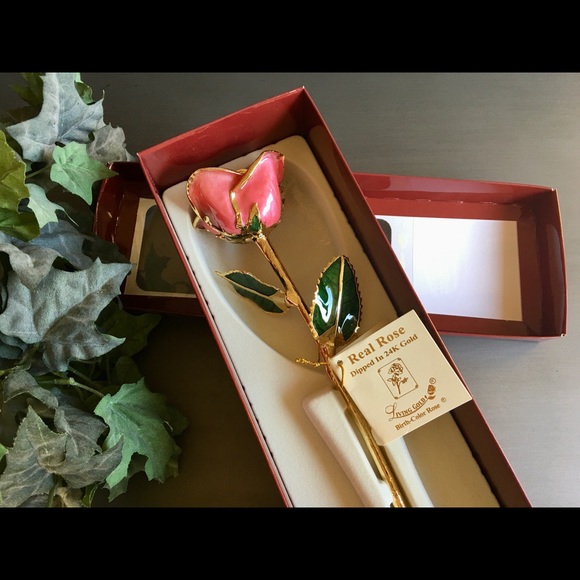 Living Gold Rose, Living Gold Real Rose - Picture 1 of 6